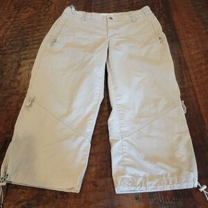 Columbia Sportswear Capri Pants Women's Size 4 Khaki Performance Hiking Fishing